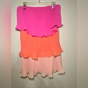 Colorful Layered Women's Skirt